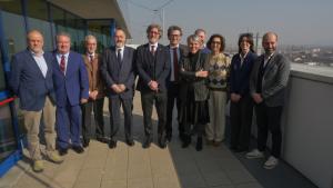 Foto di gruppo per lo Storico Carnevale di Ivrea