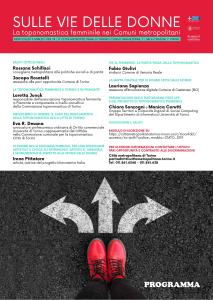 Locandina sulle vie delle donne