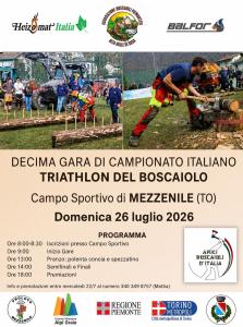 Triathlon del Boscaiolo Mezzenile 26 luglio