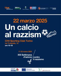 un calcio al razzismo locandina