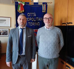 Il vicesindaco metropolitano Suppo e il sindaco di Lanzo Vottero