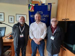 Vicesindaco Girotto Vicesindaco metropolitano Suppo ed il Sindaco Chiesanuova