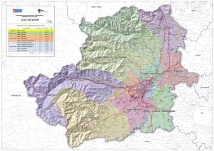 Tavola delle Zone Omogenee