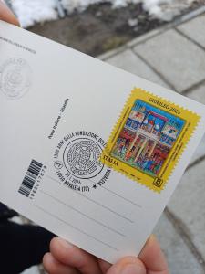 l'annullo filatelico per il 1300 anniversario dalla fondazione