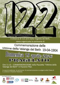 commemorazione vittime Valanga del Beth