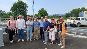 inaugurazione rotatoria SP 58 Spineto di Castellamonte