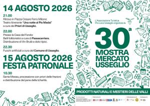 locandina-programma Mostra-mercato prodotti e mestieri Valli_13-15_08_2026_1
