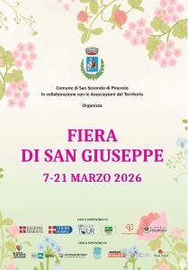 locandina Fiera di San Giusepope San Secondo di Pinerolo