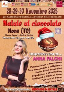 Locandina natale al cioccolato di None