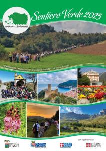 Locandina delle escursioni 'Sentiero Verde 2025 - Camminare Lentamente' – Un viaggio alla scoperta della natura