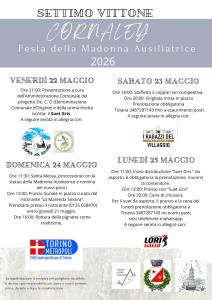 manifesto Festa Cornaley di Settimo Vittone