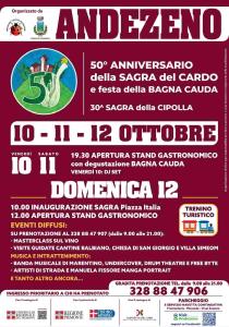 Manifesto della Sagra del Cardo ad Andezeno.