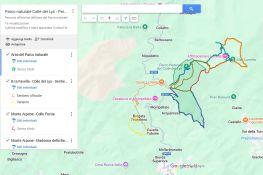 cartina dei percorsi