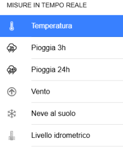 misure sul sito Meteo3R