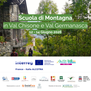 Locandina scuola di montagna 12 - 14 giugno
