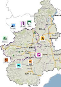 Immagine distribuzione aree protette sul territorio