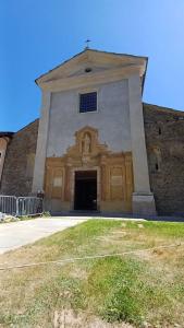 Abbazia Novalesa, facciata cheisa restaurata