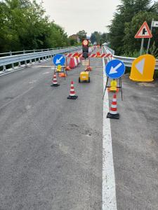 Lavori sulla Strada Provinciale 98 a Sciolze