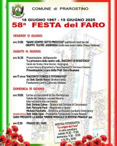 Programma della festa del Faro della Libertà