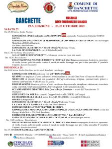 Programma dell’evento tradizionale “Pignoletto Rosso” a Banchette, 25 e 26 ottobre 2025.