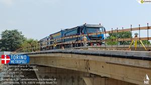 prove carico ponte sul Ceronda Strada Provinciale 1 a Venaria