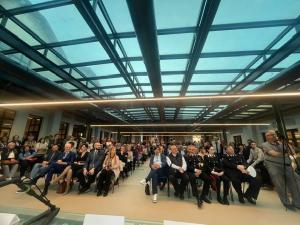 il pubblico a Trofarello per l'inaugurazione