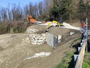 ripristino Provinciale 104 a Lauriano