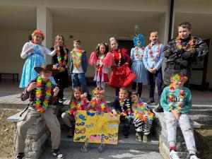 Bambini di Ronco Canavese in festa per il carnevale