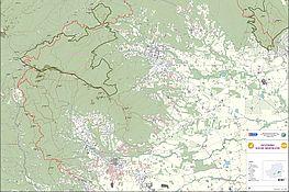 Mappa tracciato sentiero David Bertrand