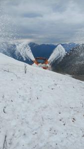 sgombero neve su Provinciale 172 del Colle delle Finestre