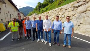 sopralluogo SP 47 Val Soana a Villanuova di Pont Canavese
