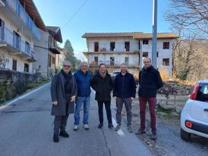 Foto di gruppo del sopralluogo