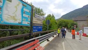 sopralluogo su Strada Provinciale 254 a Meana di Susa