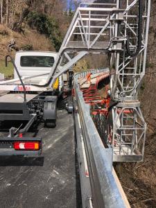 "Operazioni di sostituzione delle barriere laterali sulla SP 47 Val Soana – Marzo 2025