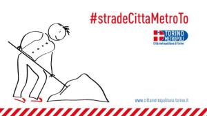 Logo della rubrica #StradeCittaMetroTo