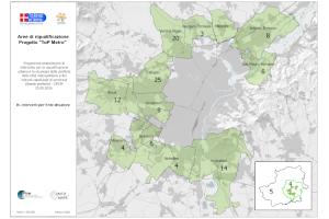 Mappa numero interventi per Ente attuatore
