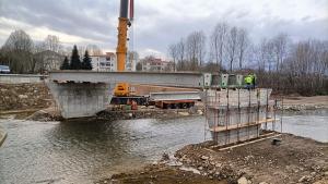 varo travi nuovo ponte sul Ceronda a Venaria