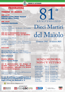 Commemorazione Martiri del Maiolo