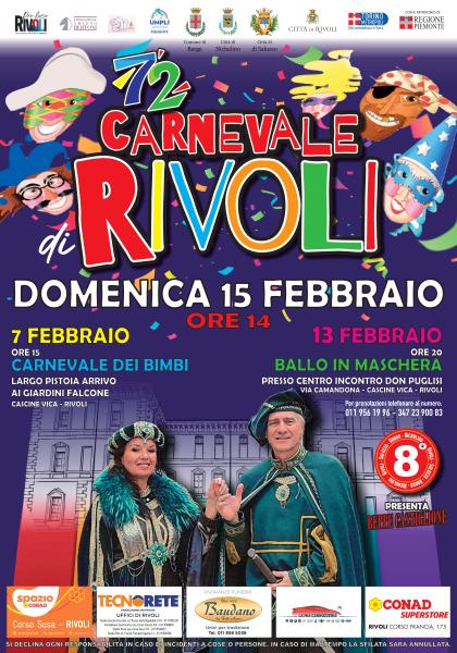 Locandina Carnevale di Rivoli