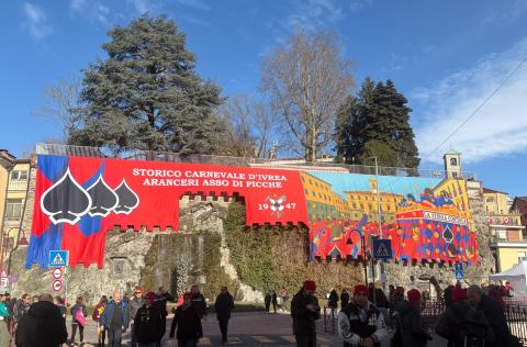 Manifesto storico carnevale di ivrea