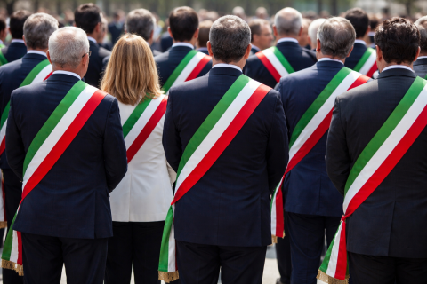 sindaci con la fascia tricolore
