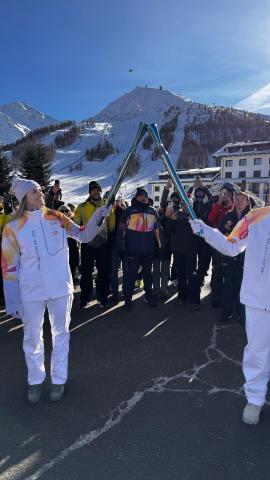 Il passaggio della Fiamma Olimpica 2026
