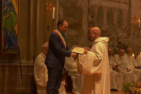 Il sindaco Lo Russo e il Priore di Novalesa