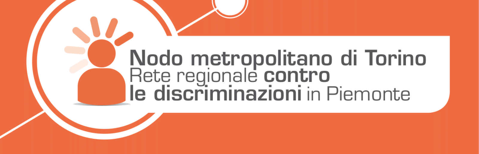 Locandina nodo metropolitano contro discriminazioni