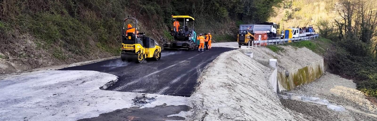 Ripristino Provinciale 104 a Lauriano